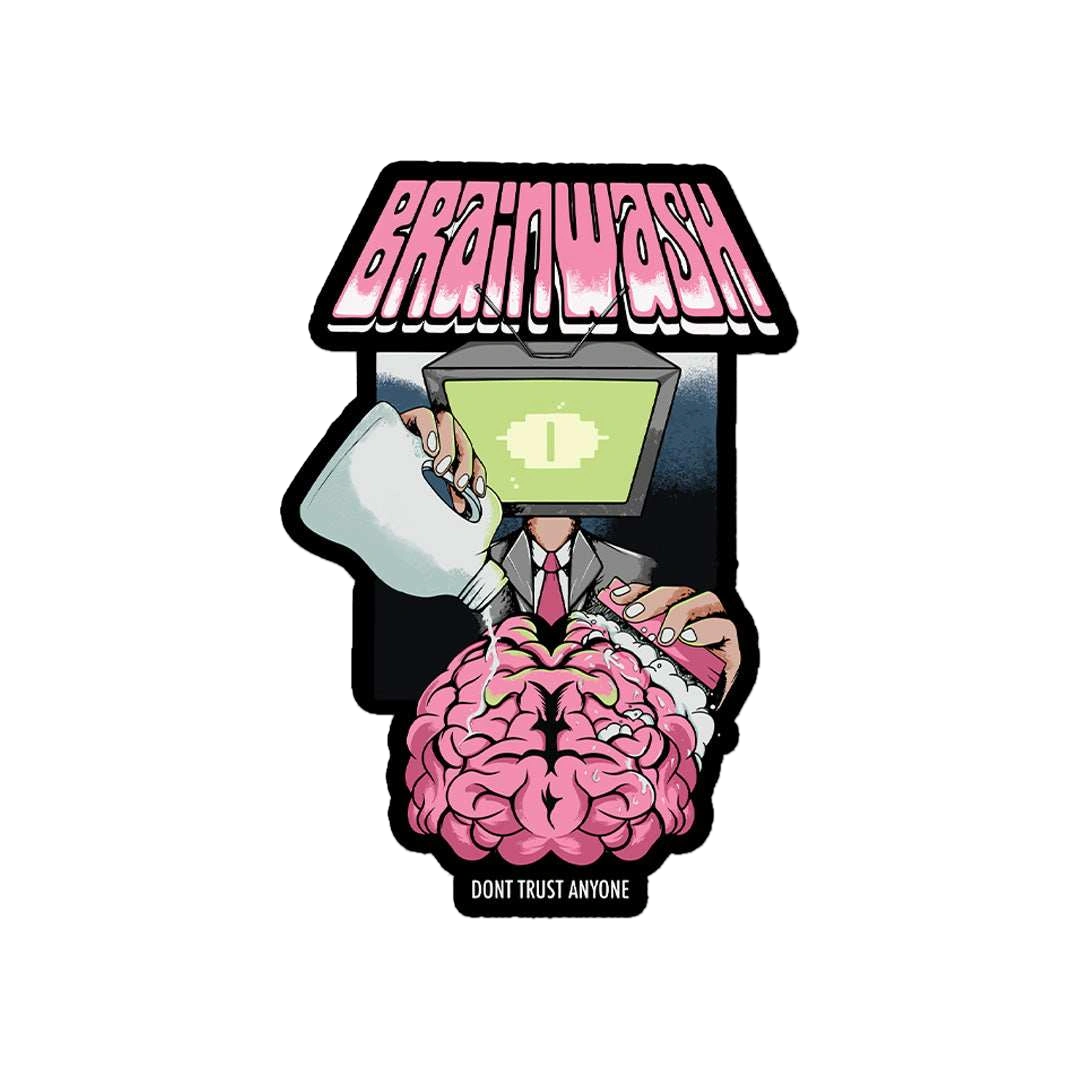 Brain Wash Sticker